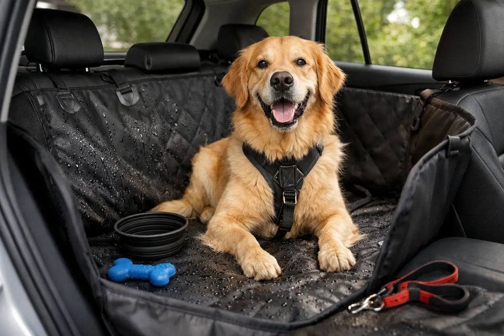 Review Waterproof Dog Car Seat Hammock