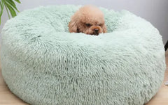 Plush Round Pet Bed